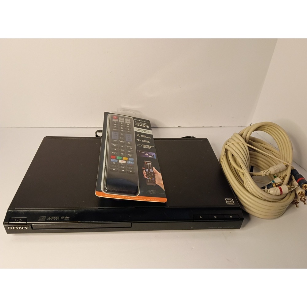 Sony DVP-SR101P CD DVD Player with Remote – Tested Works – Very Light Wear